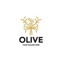 Olive tree logo. Olive oil icon. Tree of life symbol. Plant leaf sign. Vector illustration. Suitable for your design need, logo, illustration, animation, etc.