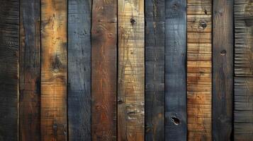 AI generated Pallet wood gives a rustic feel with a rough texture. Wood background. photo