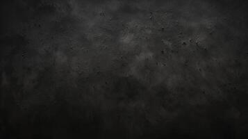 AI generated dark tone vintage dust texture on black background photo