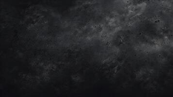 AI generated dark tone vintage dust texture on black background photo