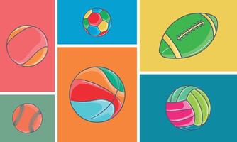 Set of different toy icons flat design Vector