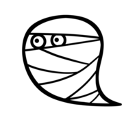 fantasma momia elemento icono png