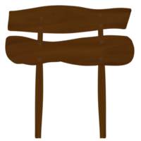 cartello di legno tavola elemento png