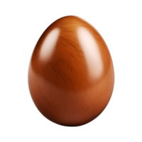 AI generated Brown Easter egg  generative AI png