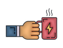 un 3d energía bebida en un transparente antecedentes png