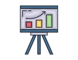 en 3d Diagram på en transparent bakgrund png