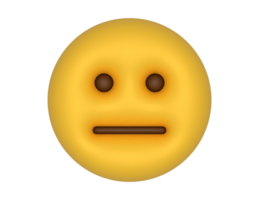 une 3d emoji sur une transparent Contexte png