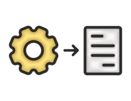 uma 3d dados gestão em uma transparente fundo png