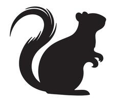 Agouti silhouette icon. Vector image.