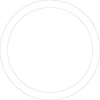 Circle outline silhouette vector