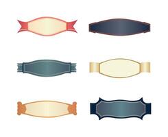 sale ribbons set vector illustration