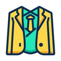 Men Clothes Perfect Pixel Icon 64px vector