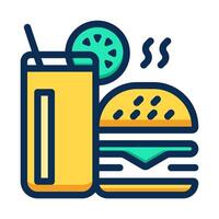 Food and Drink Shop Category Perfect Pixel Icon vector