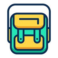 Men Bags Perfect Pixel Icon 64px vector