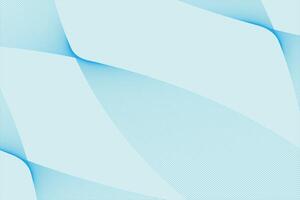 Abstract Blue Gradient Background Template with Wavy Lines. vector