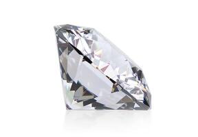 diamond on white background with high quality photo