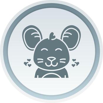 Love Solid button Icon vector