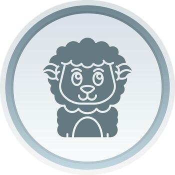 sonrisa sólido botón icono vector