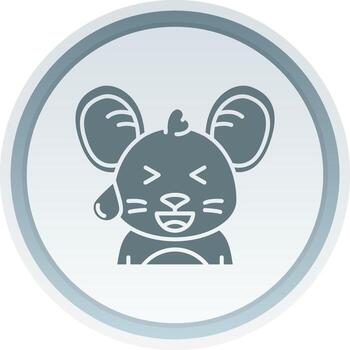 Sweat Solid button Icon vector