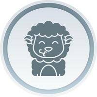 felicidades sólido botón icono vector