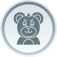 Envy Solid button Icon vector