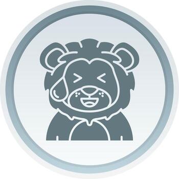 Sweat Solid button Icon vector