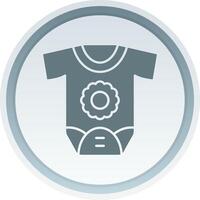 Newborn Solid button Icon vector