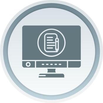 editar sólido botón icono vector