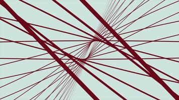 Abstract motion background. Animation. Abstract red line on white background video