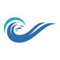 Water wave icon vector