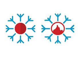 Hot and cold icon design template isolated illustration vector