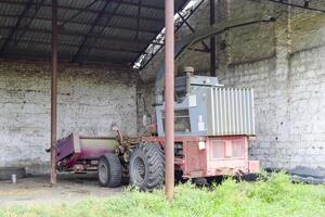 Forage harvester ksk100. Old harvester. photo