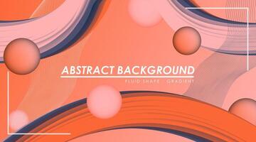 Vector Fluid Abstract Gradient Background