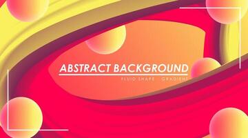 Vector Fluid Abstract Gradient Background