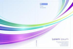 resumen moderno gráfico geométrico cubrir modelo. a4 Talla libro para anual informe, revista, folleto, propuesta, portafolio, folleto, póster. 3d vector aislado ilustración. mínimo cubre diseño.