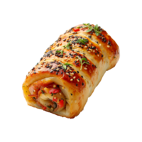 AI generated Vietnamese roll with cheese isolated on transparent background png