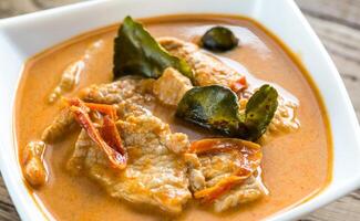 Thai panang curry photo
