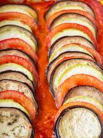 Ratatouille baking dish photo