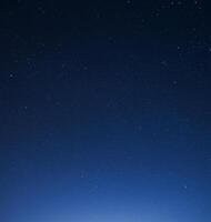 Beautiful night sky with star background photo