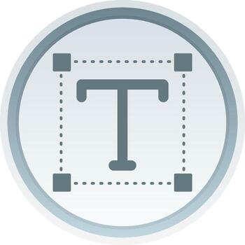 fuente sólido botón icono vector