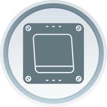 cambiar sólido botón icono vector