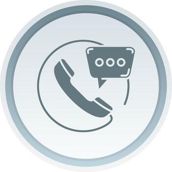 contacto sólido botón icono vector