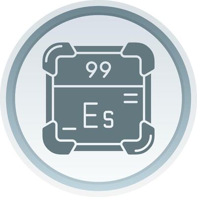 Einsteinium Solid button Icon