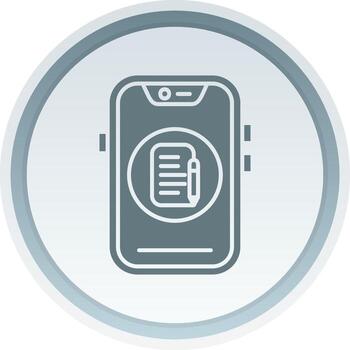 editar sólido botón icono vector