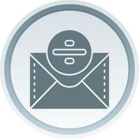 Divide Solid button Icon vector