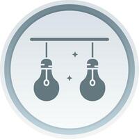 Light Solid button Icon vector