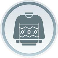 Sweater Solid button Icon vector