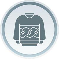 Sweater Solid button Icon vector