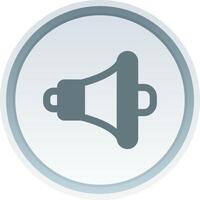 Speaker Solid button Icon vector