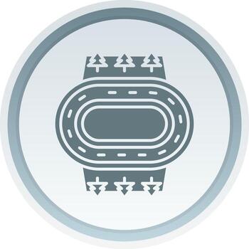 Limit Solid button Icon vector